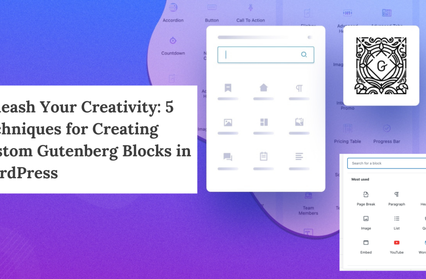 Create Custom Gutenberg Blocks in WordPress