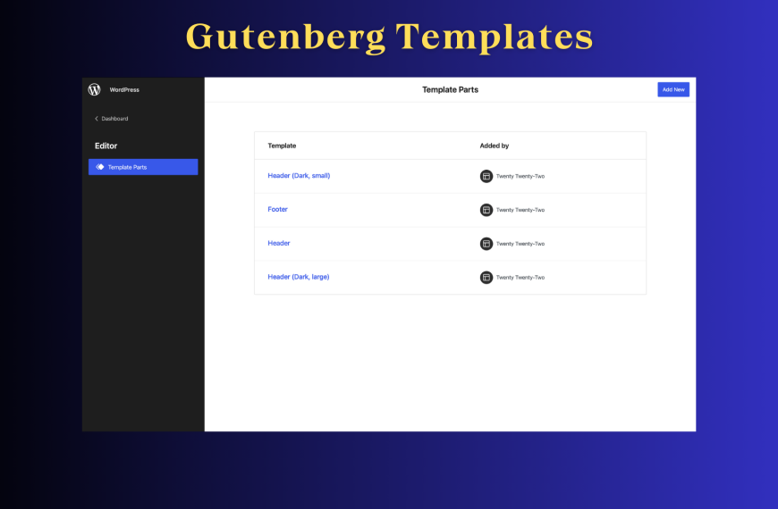 Gutenberg Templates